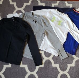 Boys medium Under Armour Plus Athletic Tops